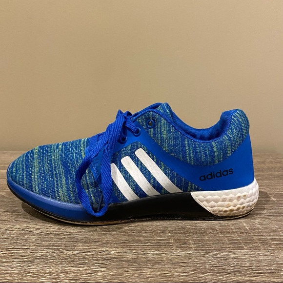 blue climacool trainers